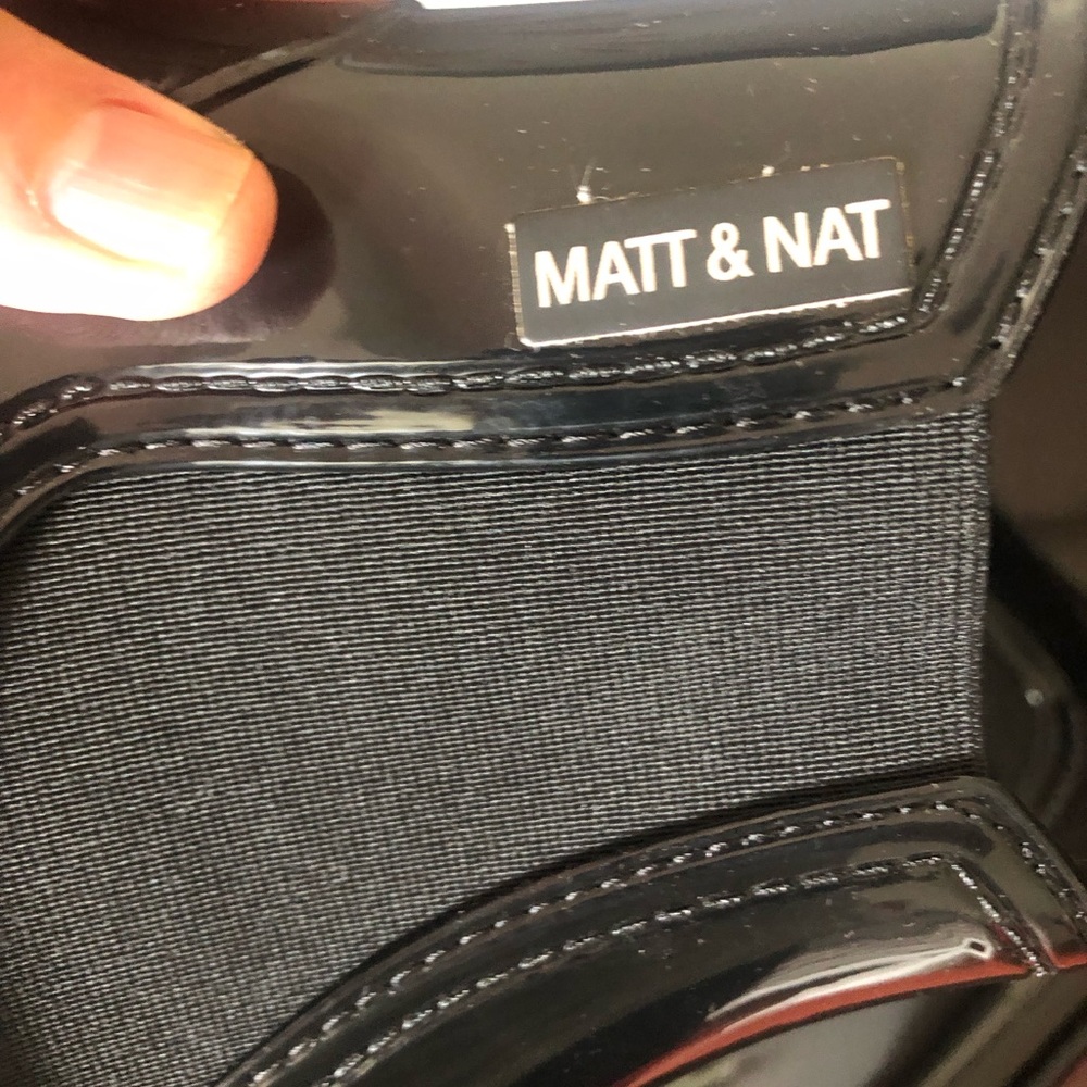 Matt & Nat Chelz Black Rain Ankle Booties size 10 - Picture 9 of 14